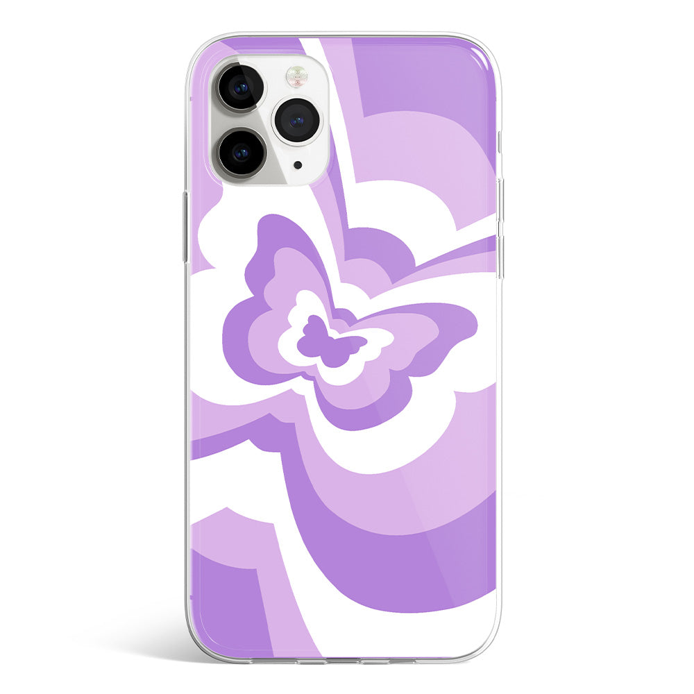 PURPLE BUTTERFLY SHADES CASE