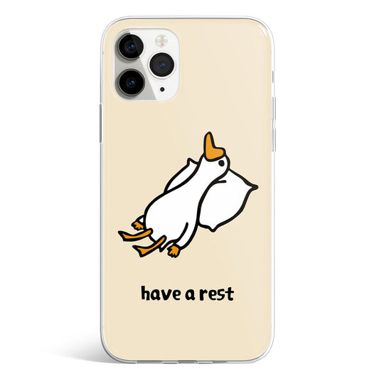 RESTING DUCK PHONE CASE