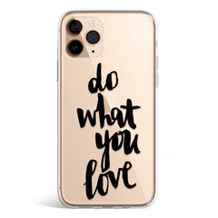 BLACK DO WHAT YOU LOVE phone cover available in iPhone, Samsung, Huawei, Oppo and Xiaomi covers.
Choose your mobile model and buy now.