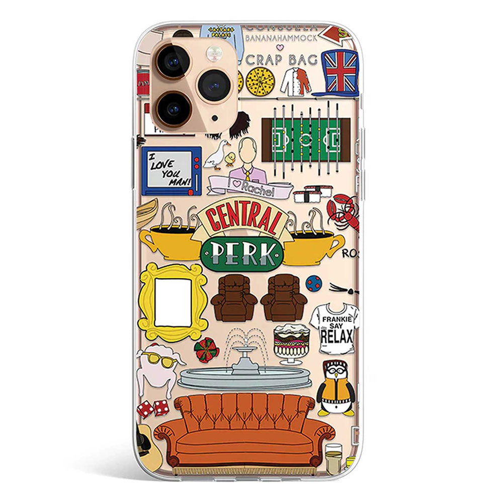 CENTRAL PERK phone cover available in iPhone, Samsung, Huawei, Oppo and Xiaomi covers.
Choose your mobile model and buy now.