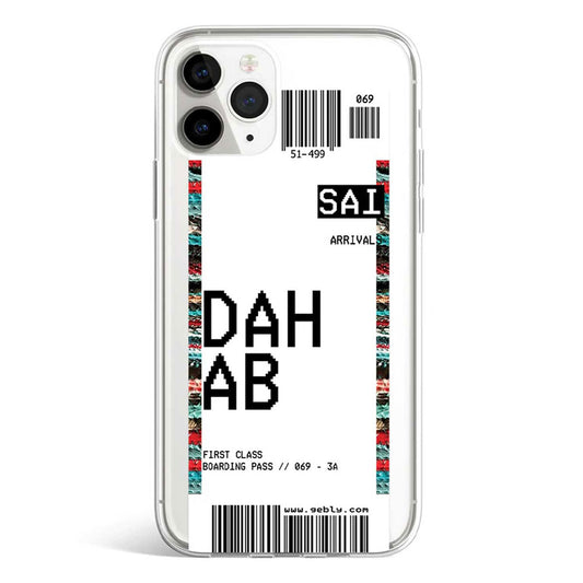 DAHAB TICKET phone cover available in iPhone, Samsung, Huawei, Oppo and Xiaomi covers. 
Choose your mobile model and buy now.