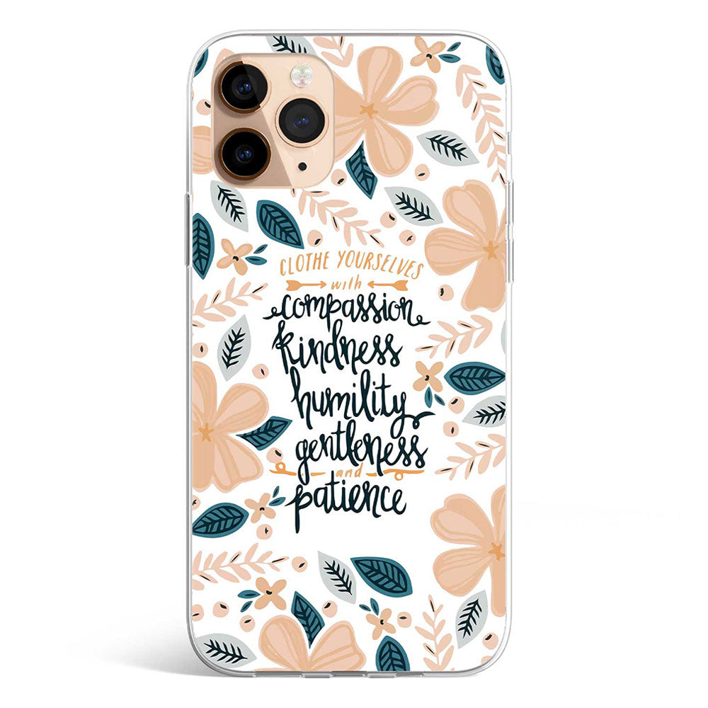 FLORAL KINDNESS phone cover available in iPhone, Samsung, Huawei, Oppo and Xiaomi covers.
Choose your mobile model and buy now.