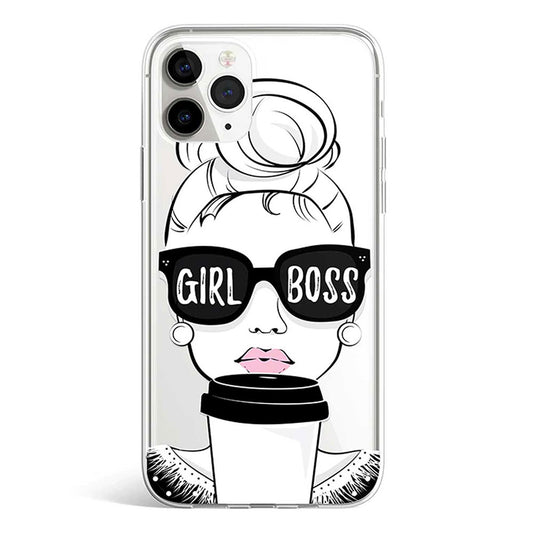 GIRL BOSS phone cover available in iPhone, Samsung, Huawei, Oppo and Xiaomi covers. 
Choose your mobile model and buy now.