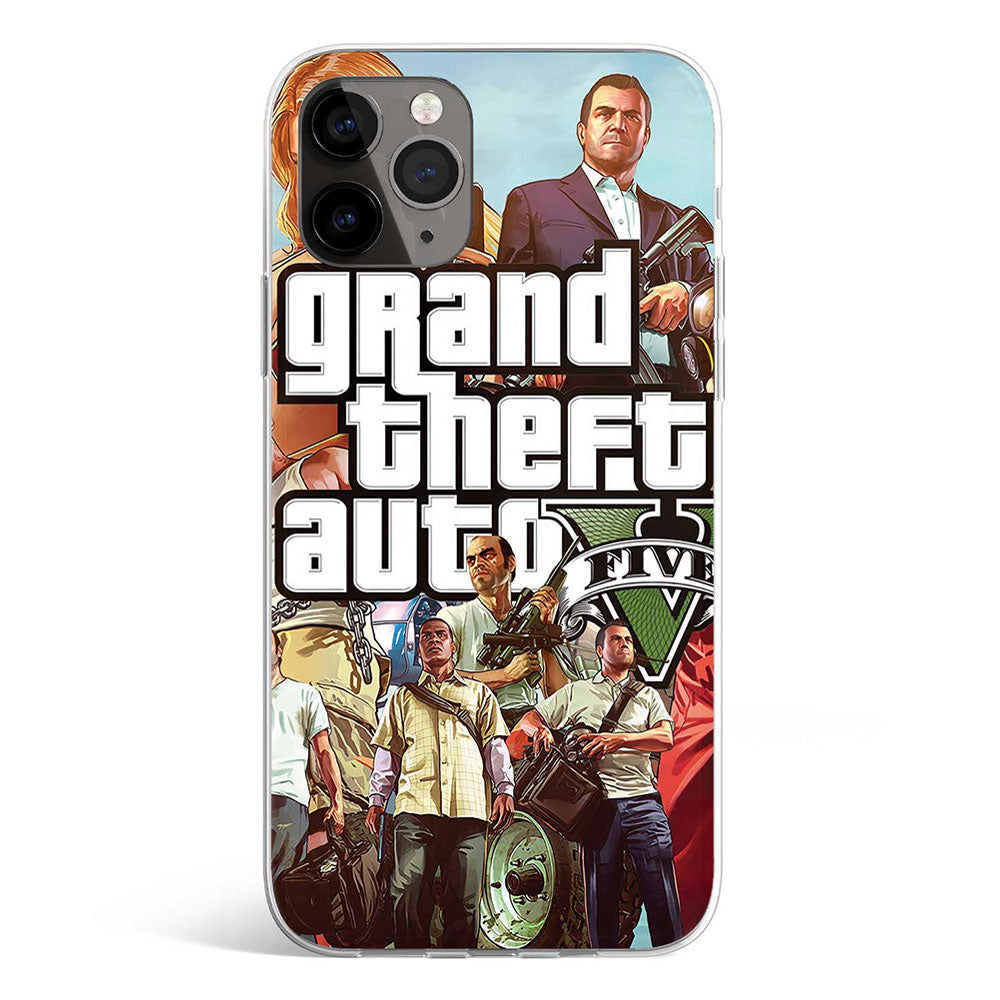 GTA phone cover available in iPhone, Samsung, Huawei, Oppo and Xiaomi covers.
Choose your mobile model and buy now.
