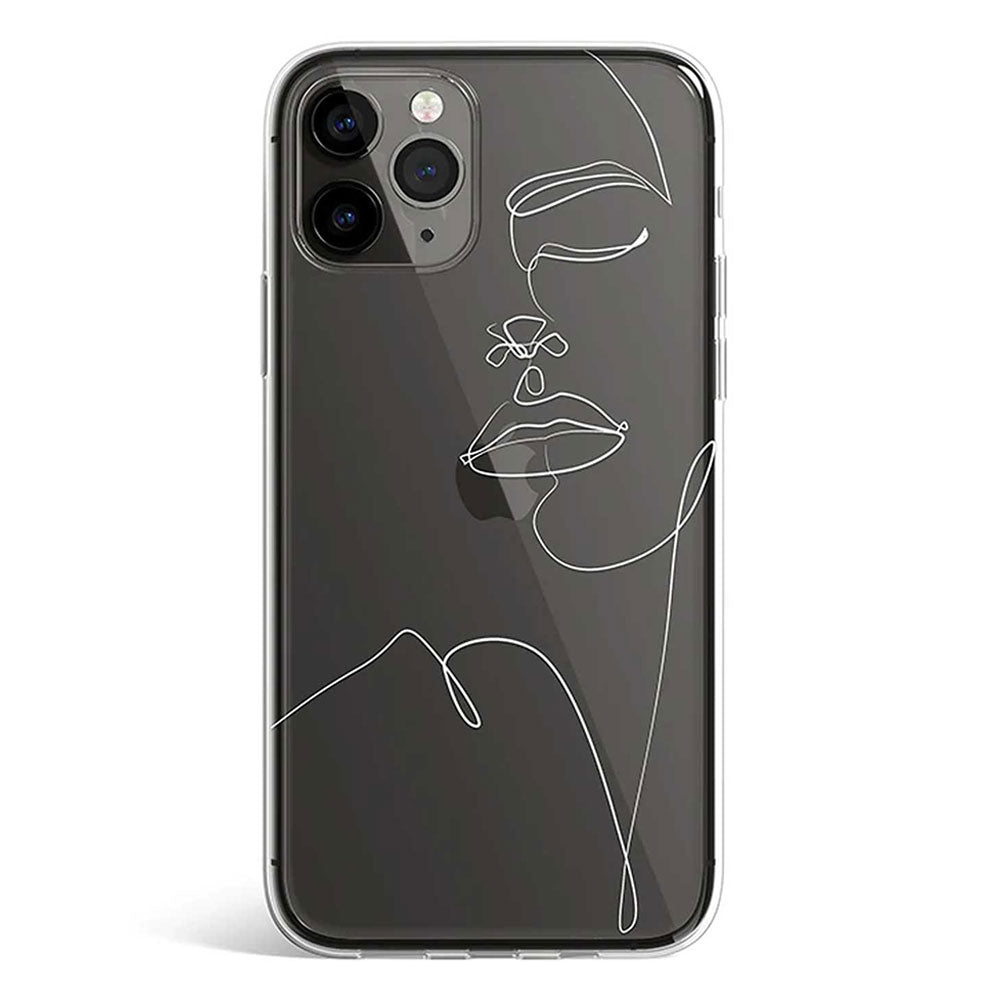 LADY LINE ART Cover Available for Airpods 1,2,3 & Airpods pro