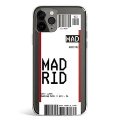 MADRID TICKET phone cover available in iPhone, Samsung, Huawei, Oppo and Xiaomi covers.
Choose your mobile model and buy now.