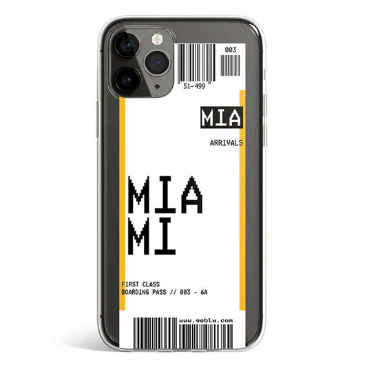 MIAMI TICKET phone cover available in iPhone, Samsung, Huawei, Oppo and Xiaomi covers. 
Choose your mobile model and buy now.