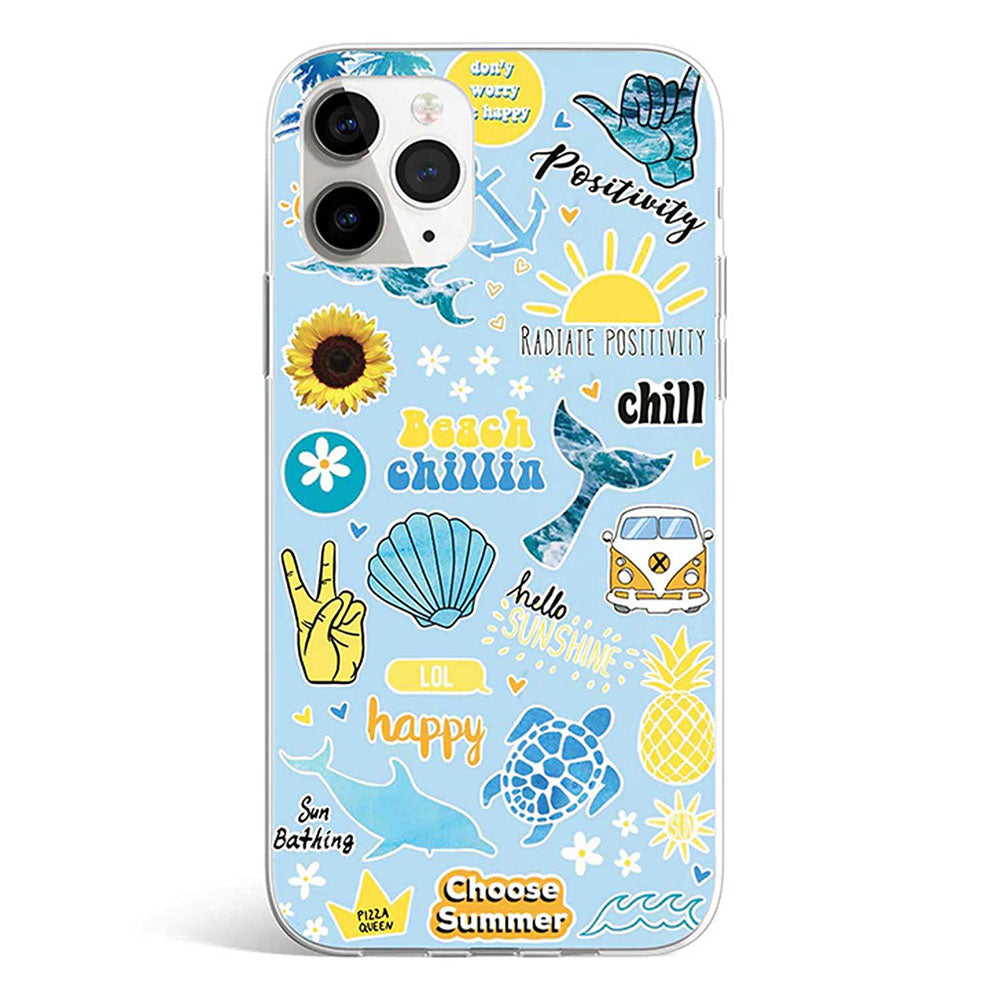 SUMMER CHILL phone cover available in iPhone, Samsung, Huawei, Oppo and Xiaomi covers. 
Choose your mobile model and buy now.