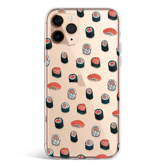 TRANSPARENT SUCHI PATTERN phone cover available in iPhone, Samsung, Huawei, Oppo and Xiaomi covers. 
Choose your mobile model and buy now.