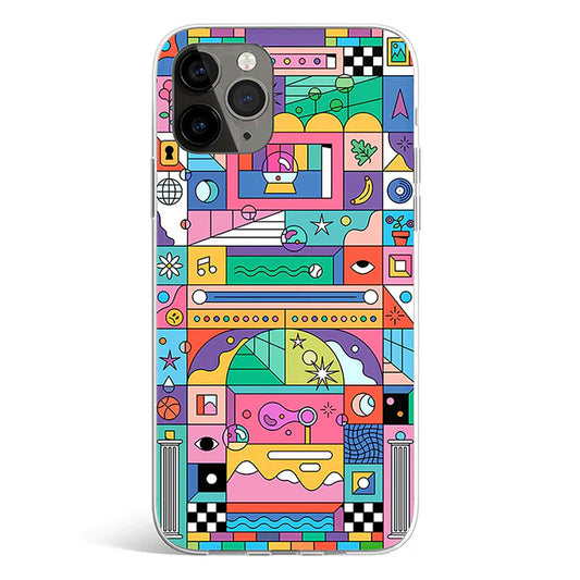 TRIPPY ELEMENTS colorful phone cover available in iPhone, Samsung, Huawei, Oppo and Xiaomi covers. 
Choose your mobile model and buy now.