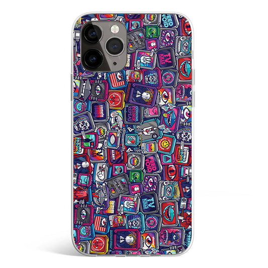 TV PATTERN phone cover available in iPhone, Samsung, Huawei, Oppo and Xiaomi covers. 
Choose your mobile model and buy now.