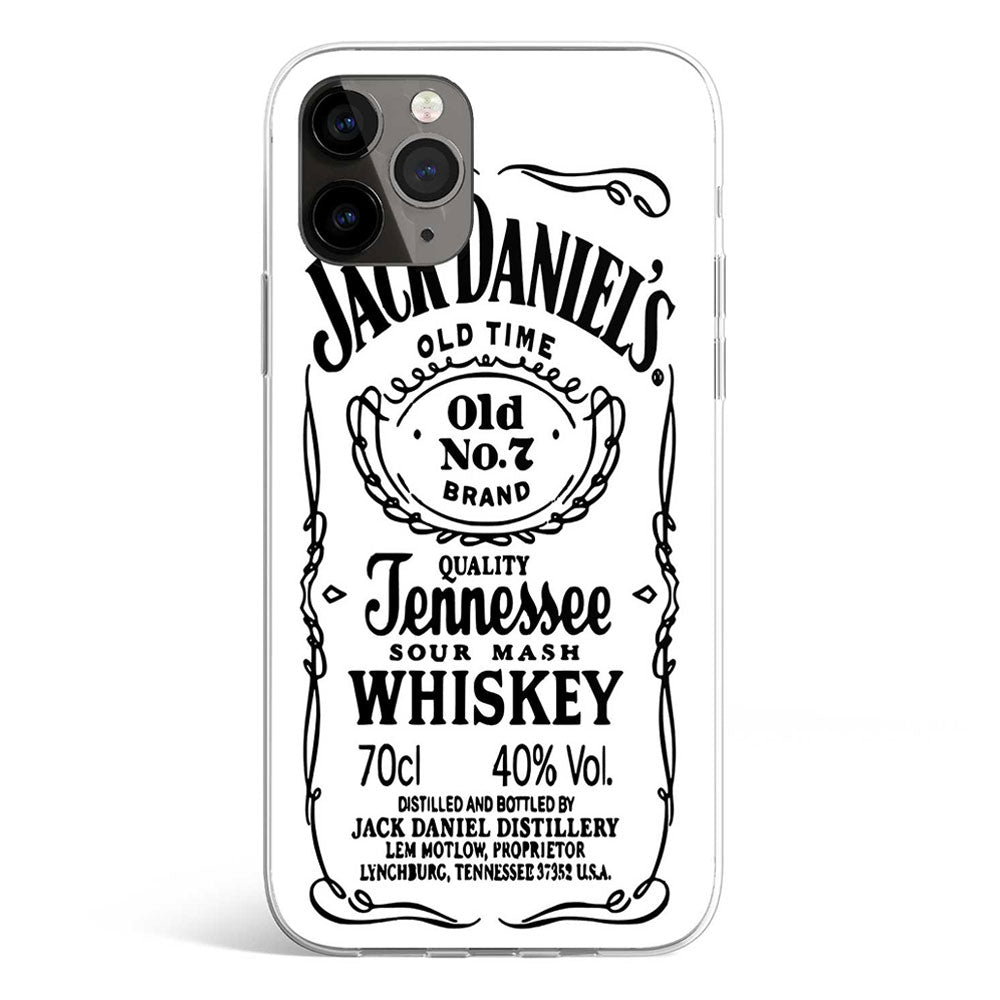 WHITE JACK DANIELS phone cover available in iPhone, Samsung, Huawei, Oppo and Xiaomi covers. 
Choose your mobile model and buy now.