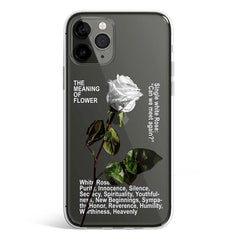 White Rose phone cover available in iPhone, Samsung, Huawei, Oppo and Xiaomi covers.
Choose your mobile model and buy now.