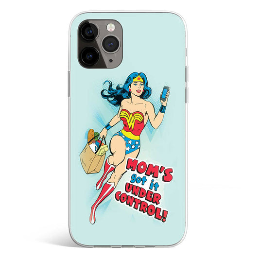 WONDER MOM phone cover available in iPhone, Samsung, Huawei, Oppo and Xiaomi covers. 
Choose your mobile model and buy now.