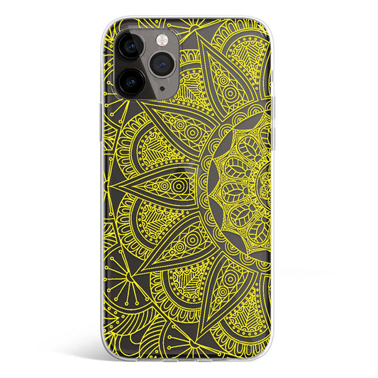 YELLOW MANDALA phone cover available in iPhone, Samsung, Huawei, Oppo and Xiaomi covers. 
Choose your mobile model and buy now.