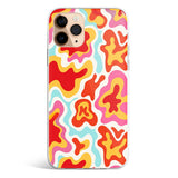 Groovy Swirl phone case colorful liquid swirl print detail