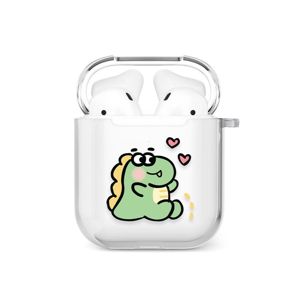 Cute Dino AirPods Case by Gebly, airpods case available in Egypt with cash on delivery