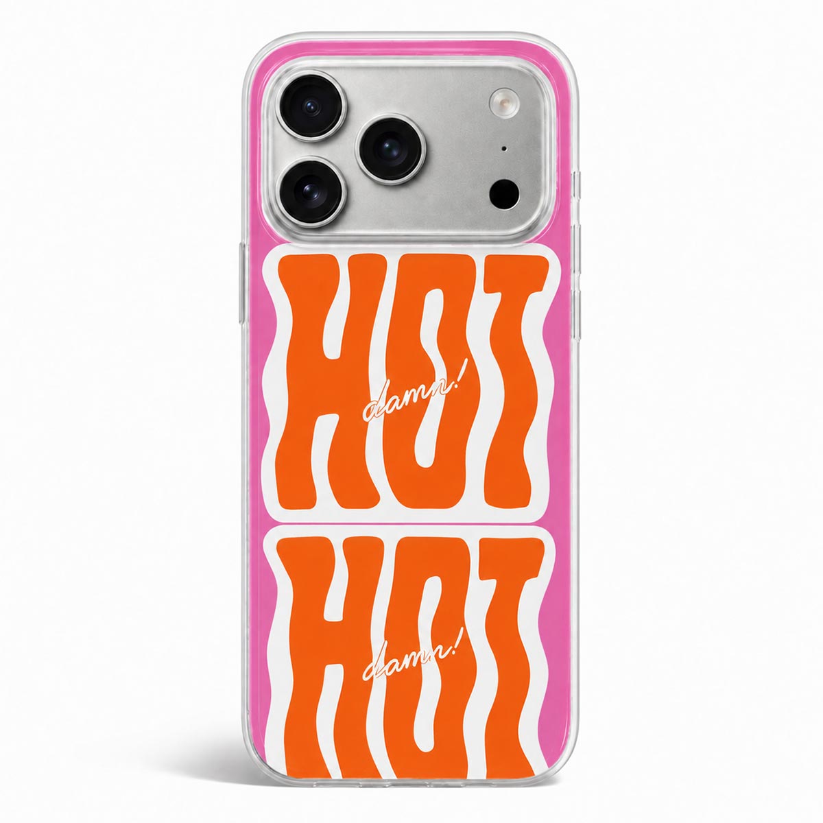Hot Damn phone case side angle