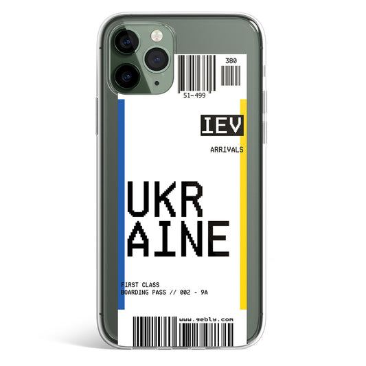 UKRAINE TICKET PHONE CASE