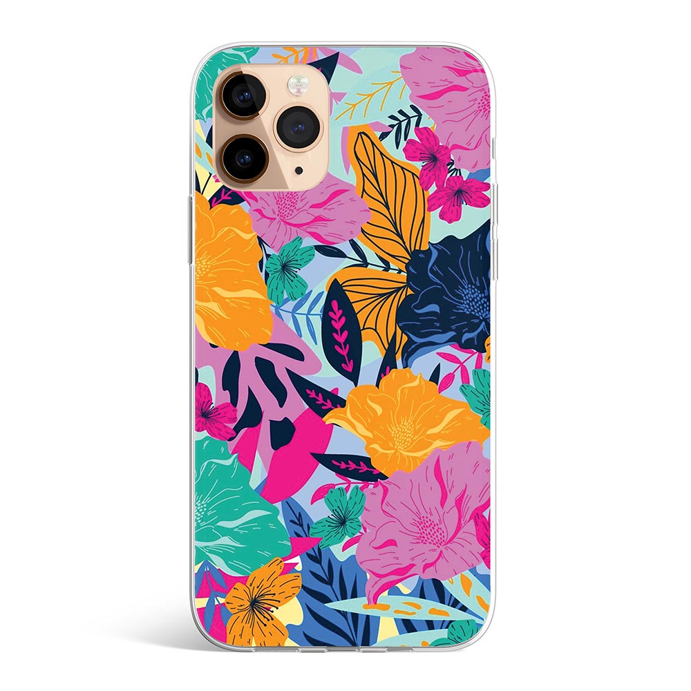 FLOWER PAINT PHONE CASE