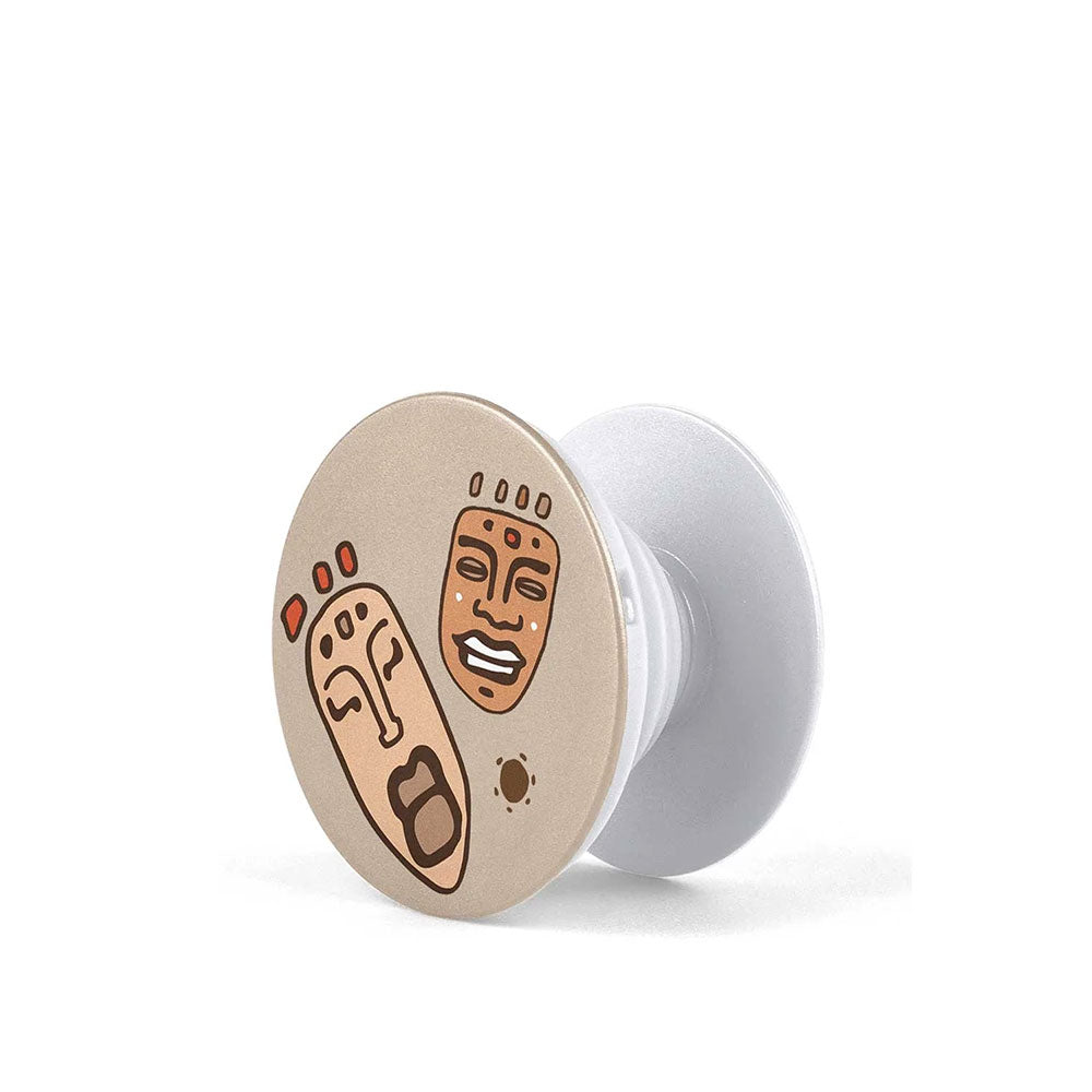 African Face Art Pop Socket by Gebly, pop socket available in Egypt with cash on delivery