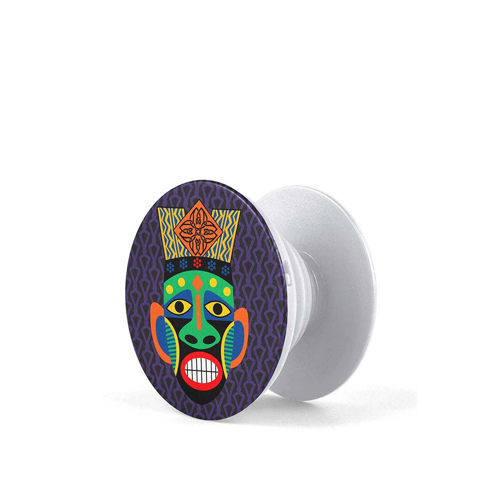 African Tribal Masks Pop Socket by Gebly, pop socket available in Egypt with cash on delivery