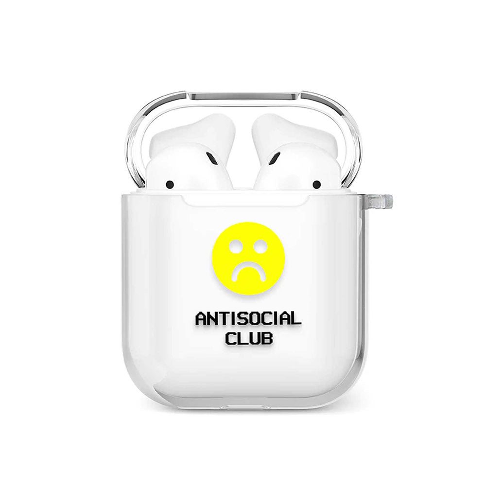 Anti Social AirPods Case by Gebly, airpods case available in Egypt with cash on delivery