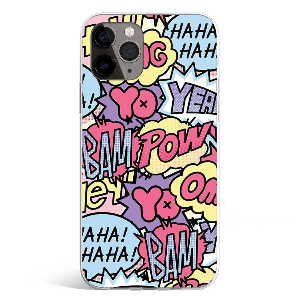 BAM POW phone cover available in iPhone, Samsung, Huawei, Oppo and Xiaomi covers. 
Choose your mobile model and buy now. 
