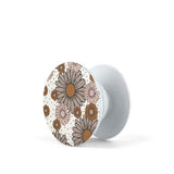 Browny Flowers Pop Socket by Gebly, pop socket available in Egypt with cash on delivery