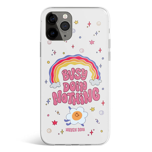 Busy doing nothing phone cover available in iPhone, Samsung, Huawei, Oppo and Xiaomi covers. 
Choose your mobile model and buy now. 1000