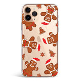 Christmas cookies phone case with gingerbread and candy cane print, Gebly Egypt