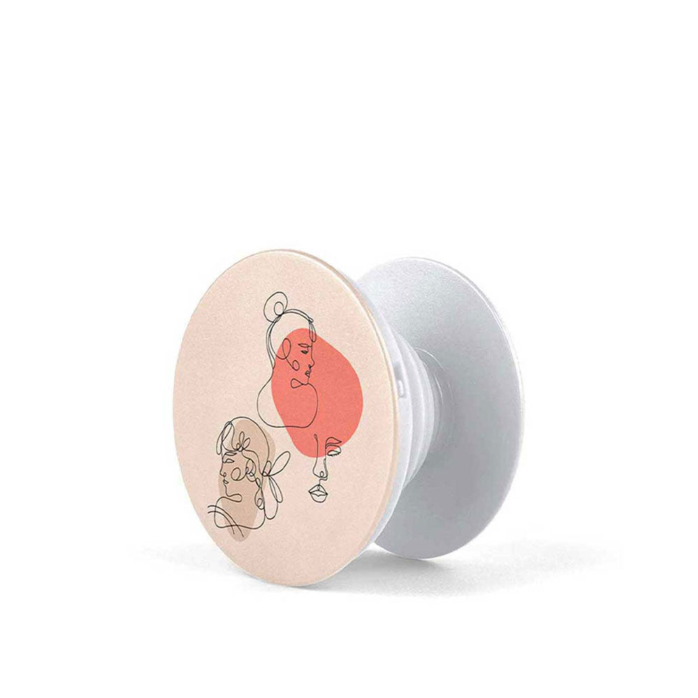 Colorful Line Art Pop Socket by Gebly, pop socket available in Egypt with cash on delivery