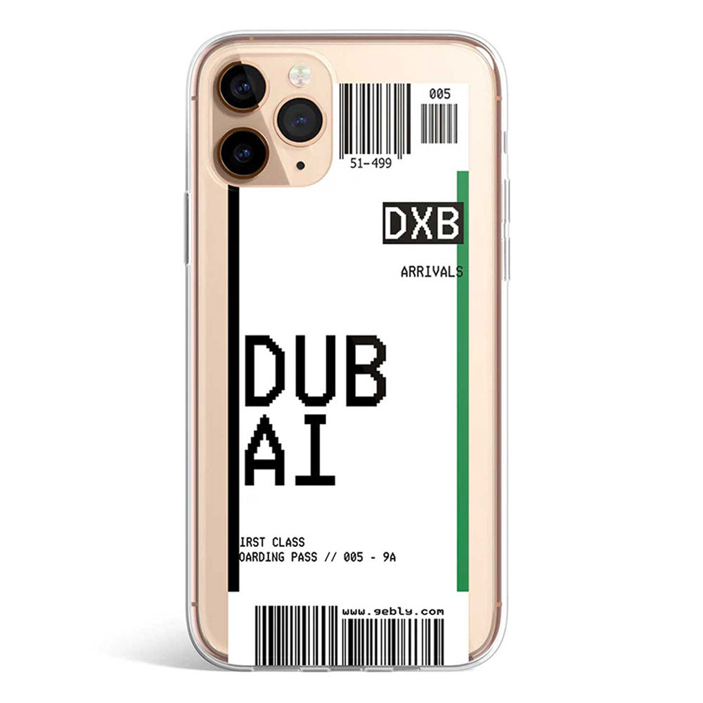 DUBAI TICKET phone cover available in iPhone, Samsung, Huawei, Oppo and Xiaomi covers. 
Choose your mobile model and buy now. 
