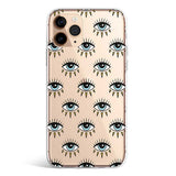 Evil hex phone case with occult hex graphic print, Gebly Egypt
