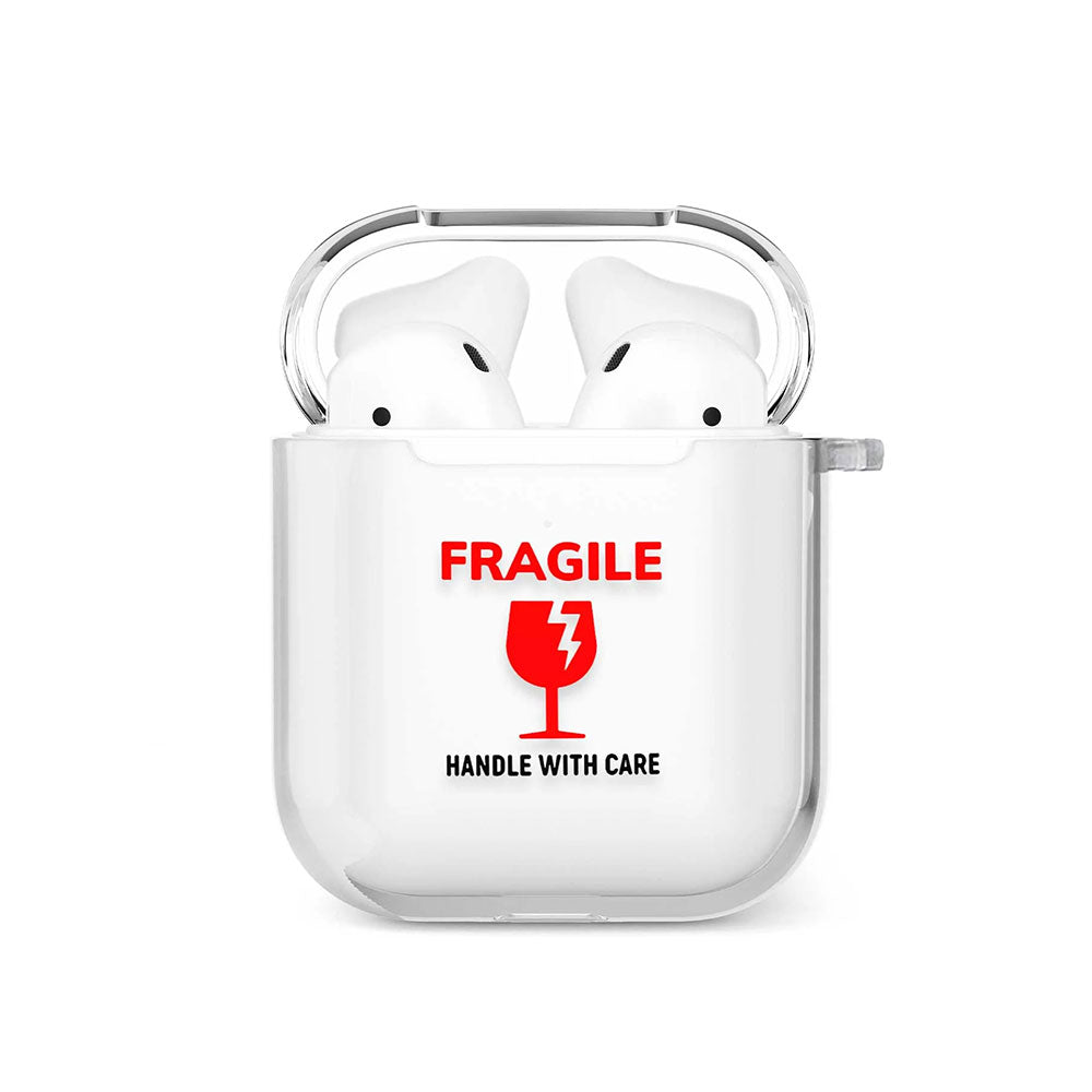 Fragile AirPods Case by Gebly, airpods case available in Egypt with cash on delivery