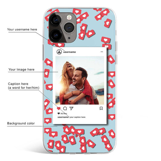Take your best memory with you on a customized instagram post phone cover that will never fail to put a smile on your face.
