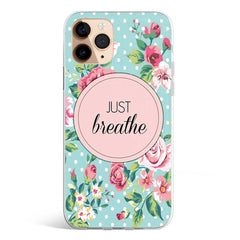 JUST BREATHE phone cover available in iPhone, Samsung, Huawei, Oppo and Xiaomi covers. 
Choose your mobile model and buy now. 
