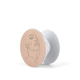 Lady Line Art Pop Socket by Gebly, pop socket available in Egypt with cash on delivery