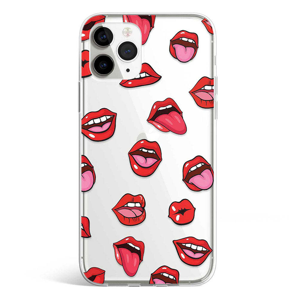 LIPS PATTERN phone cover available in iPhone, Samsung, Huawei, Oppo and Xiaomi covers. 
Choose your mobile model and buy now. 
