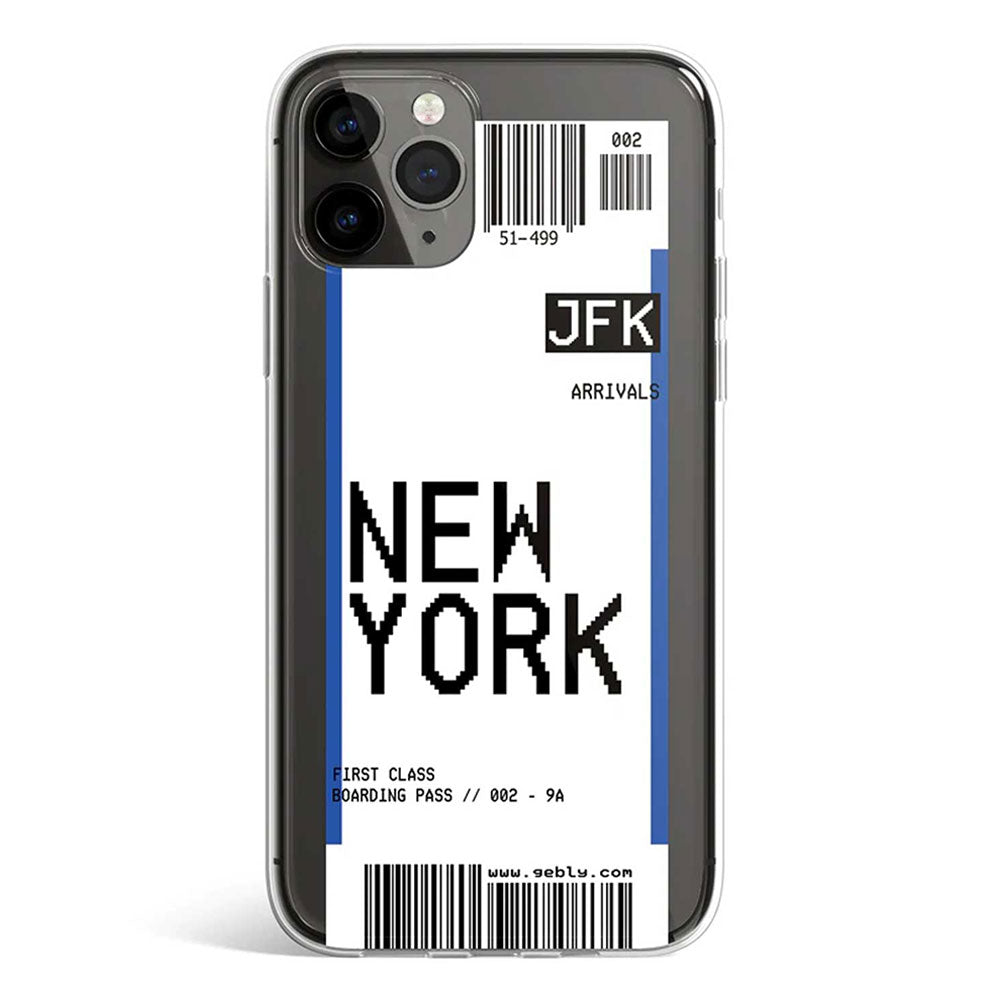 NEW YORK TICKET phone cover available in iPhone, Samsung, Huawei, Oppo and Xiaomi covers. 
Choose your mobile model and buy now. 
