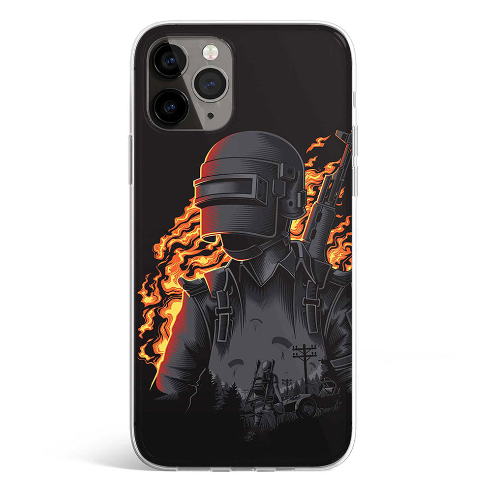 PUBG FIRE phone cover available in iPhone, Samsung, Huawei, Oppo and Xiaomi covers. 
Choose your mobile model and buy now. 
