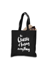 Queen of everything tote bag
