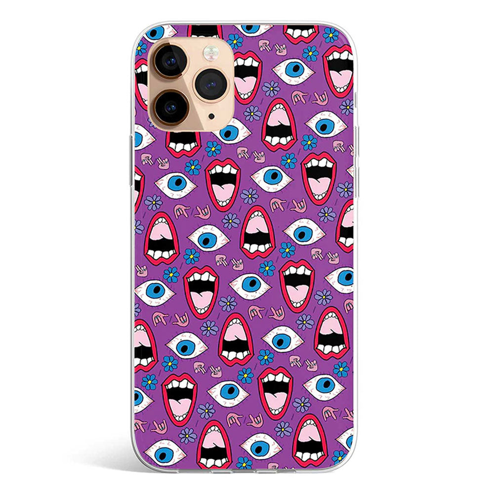 RETRO EVIL EYE phone cover available in iPhone, Samsung, Huawei, Oppo and Xiaomi covers. 
Choose your mobile model and buy now. 

