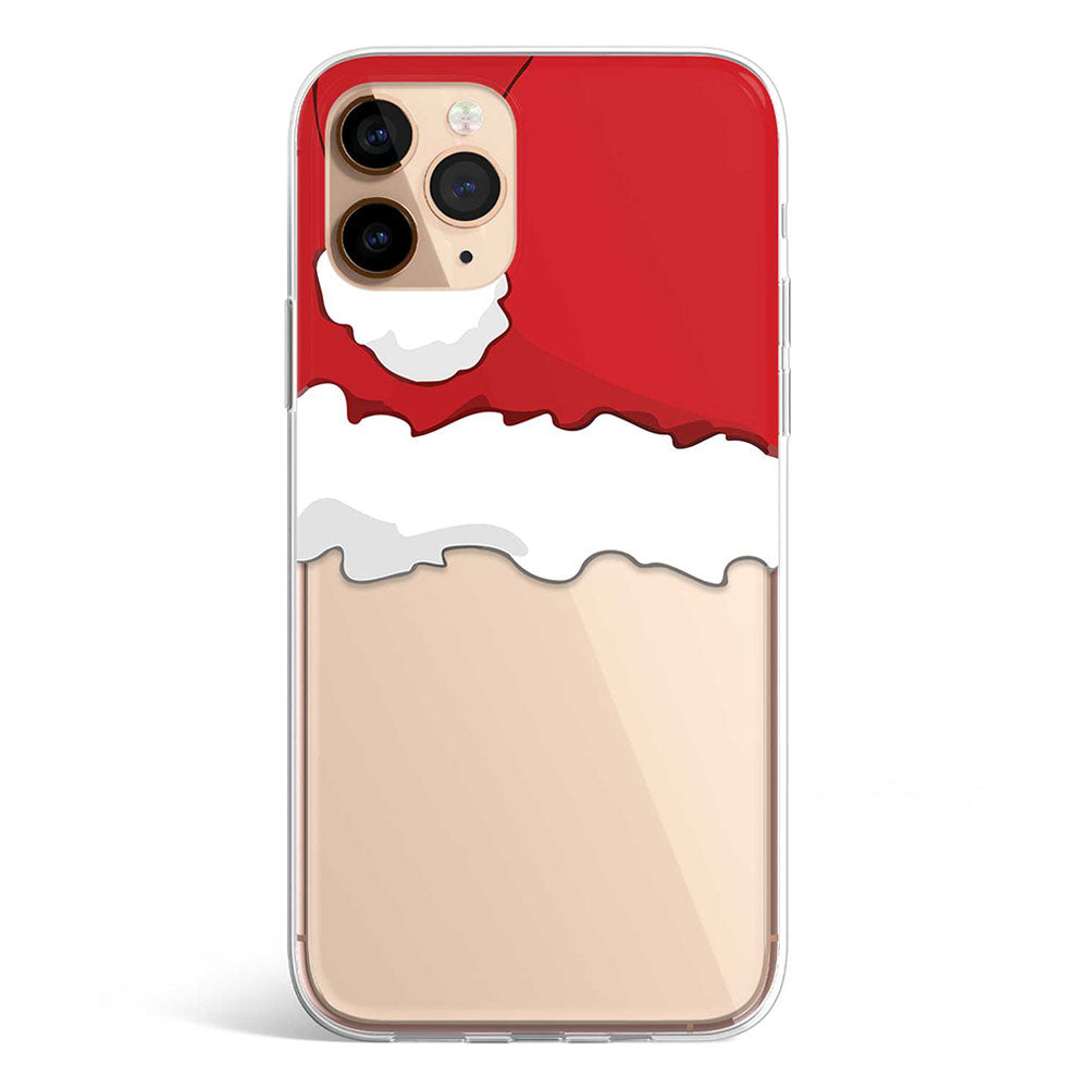Santa hat phone case with festive Christmas icon print, Gebly Egypt