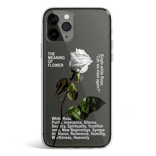 White Rose phone cover available in iPhone, Samsung, Huawei, Oppo and Xiaomi covers. 
Choose your mobile model and buy now. 
 1000